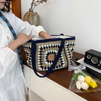 Sacs de plage élégants multifonctionnels en tricot pour femmes, nouvelle collection, vente en gros, directement de l'usine chinoise