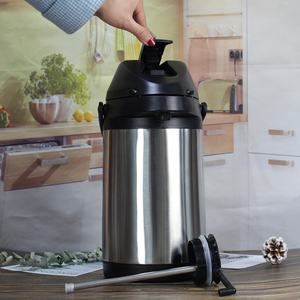 Thermos WUJO in Acciaio Inox con Pompa ad Aria, Dispenser per Acqua Calda e Caffè, Thermos Sottovuoto in Acciaio Inossidabile - Product Image 2