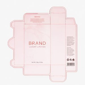 Rouge à lèvres mat de luxe repulpant naturel avec couvercle transparent Or rose pour un look naturel Marque privée - Product Image 2