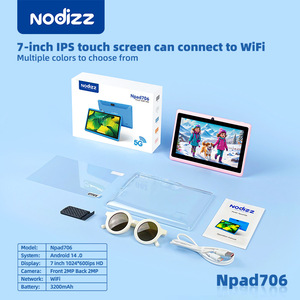 Npad706 7inch Wifi máy tính bảng Youtube trẻ em <span class=keywords><strong>Android</strong></span> 14 Hệ điều hành IPS màn hình cảm ứng 4/8/32GB USB máy ảnh MTK - Product Image 6