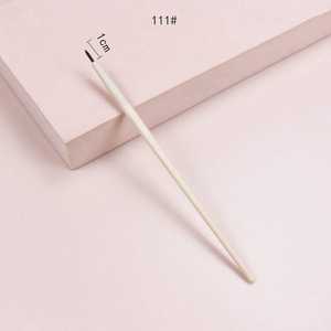 Pinceau à maquillage souple personnalisé pour eye-liner, poils synthétiques, manche en plastique, pour anticernes, baume à lèvres, détails, sourcils, pochoir, teinture - Product Image 3