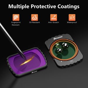 Kit de Filtros ND para DJI Osmo Pocket 3, Accesorios de Vidrio Óptico HD, Fijación Magnética, Black Mist CPL ND16/ND64/ND256 - Product Image 2