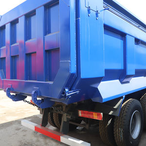 Camion à benne basculante bleu Sinotruk HOWO 8X4 L'acier léger de haute qualité à haute résistance a une forte puissance pour le transport de grosses pierres - Product Image 3