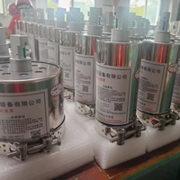 Extincteur automatique à aérosol thermique suspendu pour véhicule, en acier inoxydable, à énergie éolienne, argenté, pour incendies de classe A