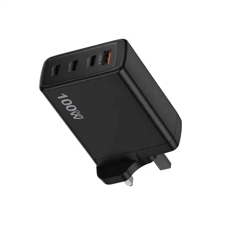 USB C Cargador rápido 6 puertos Tipo 3 USB C 1 USB A Estación de carga Hub Block Cargador de pared Adaptador de tira de alimentación Enchufe