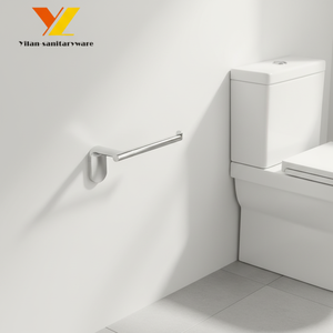 Soporte de papel higiénico decorativo elegante soporte de papel higiénico cromado moderno para hoteles - Product Image 1