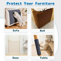 Tapis adhésif pour griffoir chat personnalisé en gros tapis d'escalade bricolage tapis de protection des meubles anti-rayures chat découpable pour canapé mural