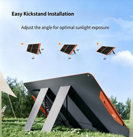 Panneau solaire pliable 30W à haute efficacité 24,5% - Étanche IP67 - Chargeur de téléphone portable USB portable pour l'extérieur