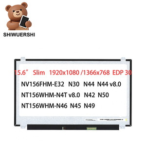 Shiwuershi 15.6นิ้ว EDP 30พิน TFT แล็ปท็อปบางเฉียบหน้าจอ LCD NV156FHM E32 N30 N44 N4T N42 <span class=keywords><strong>N50</strong></span> N49 N45 - Product Image 1