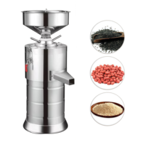 Broyeur à noix commercial 15 kg/h, broyeur à sésame pour tahini, machine électrique pour la fabrication de beurre de cacahuètes, haute vitesse 2850 tr/min