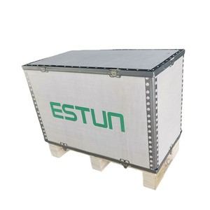 Qihong Packaging Steel-Edged <b>Wooden</b> <b>Crate</b> Plywood 8mm 300kg Load Customizable Export Logistics Transport - Product Image 3