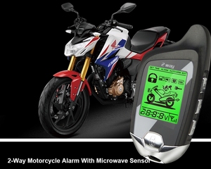 Accesorios para Motocicleta con Pantalla LCD Bidireccional y Respuesta en Tiempo Real, Tecnología Antirrobo para Arranque y Parada del Motor, Alarma Bidireccional para Motocicleta - Product Image 3