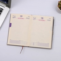 Carnet A5 100 feuilles personnalisable en cuir PVC, reliure cousue, échantillon gratuit, papeterie, papier à écrire, cadeau idéal, planification