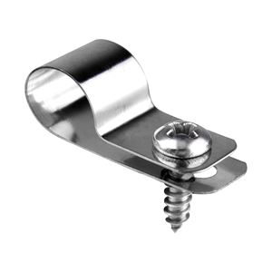 Зажим для забора из нержавеющей стали, зажим для установки забора, подходит для сварки 2-6 стальных проводов к деревянным, металлическим или виниловым заборам - Product Image 4