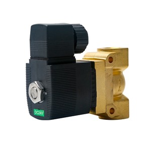 2/2 웨이 고압 솔레노이드 밸브 DC24V 일반적으로 닫힌형 공압 유체 제어 밸브 - Product Image 3