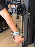 Accessoires de fitness : Barre de traction multi-gym antidérapante à large poignée pour entraînement dorsal