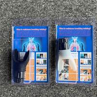 Maxfree DSD500 Entrenador de Respiración de Silicona Negra, Dispositivo de Ejercicios Respiratorios