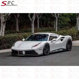 SPC 488 becquet de lèvre avant en Fiber de carbone sec pour <span class=keywords><strong>Ferrari</strong></span> 488 menton avant en Fiber de carbone préimprégné pour <span class=keywords><strong>Ferrari</strong></span> 488 2015 + pare-chocs avant - Product Image 6