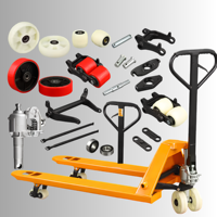 Kit complet de pièces détachées pour transpalette manuel hydraulique 2T 3T avec cylindre de roue, bras oscillant, cadre et poignée - Neuf, garantie 1 an