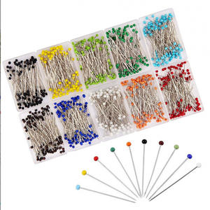 38mm renkli cam kafa konumlandırma boncuk Pin sabitleme pimi giysi dikey kesme sabitleme pimi çapraz dikiş konumlandırma <span class=keywords><strong>Pi</strong></span> - Product Image 4