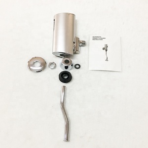 Valve de chasse urinoir murale en laiton et ABS, capteur automatique, noir - Product Image 6