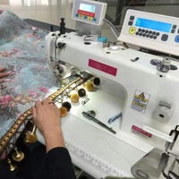 Automatische Overlock Hoge Efficiëntie Zomen Gordijn Maken Binnenlandse Naaimachine