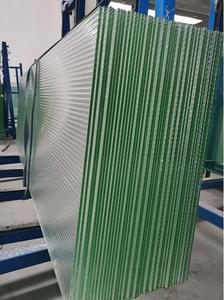 Vách Ngăn Trang Trí Phòng Tắm Vách Ngăn Cửa Sổ Kính Cường Lực Nhiều Lớp Họa Tiết Có Rãnh Chữ Thập Trong Suốt - Product Image 3