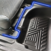Tapis de voiture TPE antidérapants toutes saisons de haute qualité sur mesure, doublures intérieures durables pour Toyota Prado LC80 1992-1998