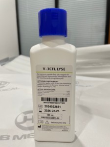 Orijinal minminveteriner 3 parça hematoloji reaktifler Lyse BC20Vet bcbcvet hayvanlar kullanımı için V-3CFL seyreltici V-3D prob temizleyici - Product Image 3