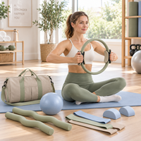 Kit d'accessoires professionnels de Pilates : Tapis de yoga, chevillères et poignets lestés, Power Ring, équipement de fitness commercial pour salle de sport