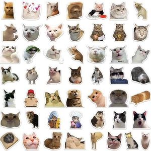 Autocollants <span class=keywords><strong>chat</strong></span> drôle <span class=keywords><strong>chat</strong></span> Kawaii autocollants imperméables en vinyle pour ordinateur portable téléphone guitare bouteilles d'eau bagages autocollants en vinyle pour adultes - Product Image 4