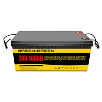Basen-Batería de almacenamiento Solar Lifepo4, 24v, 100Ah, 200Ah, 230Ah, 300Ah