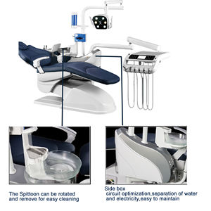 Kursi gigi Set lengkap kursi <span class=keywords><strong>Dental</strong></span> Foshan, peralatan perawatan gigi kualitas tinggi, klinik gigi listrik mewah, Set lengkap kursi <span class=keywords><strong>Dental</strong></span> - Product Image 4