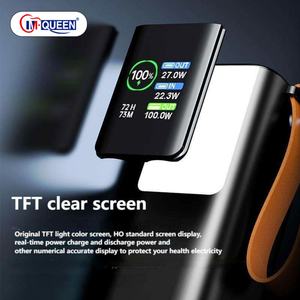 Banco de Energía Portátil de Alta Capacidad de 100 W con Logotipo Personalizado, 20000 mAh, Carga Rápida, con Cable Integrado, para Computadora Portátil - Product Image 4