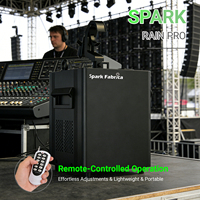 Machine à fontaine de feux froids électriques 3-8M, contrôle DMX512, construction en aluminium, support pour événements scéniques et mariages