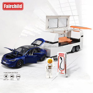 Modellino Auto Tesla <span class=keywords><strong>Model</strong></span> X/<span class=keywords><strong>S</strong></span>/3 in Scala 1:24 Personalizzato con Colonnina di Ricarica - Marca Fairchild Unisex Età 2-13 - Product Image 1
