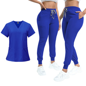 Uniforme médical personnalisé pour hôpital, fin, en gros, pour salon de beauté, respirant, pour femmes, infirmières, uniformes médicaux, ensemble - Product Image 2
