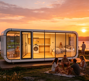 Cabane Apple moderne très demandée avec mobilier complet pour le glamping de luxe et les villas de vacances - Product Image 3