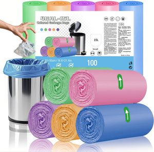 ถุงขยะแบบแบน HDPE ถุงขยะแบบใช้แล้วทิ้ง สำหรับใช้ในครัวเรือนและเชิงพาณิชย์ - Product Image 4