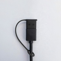 Couvercle de prise USB anti-perte en caoutchouc de silicone, capuchons de protection USB pour extrémité mâle USB, 1000 pièces/paquet