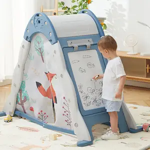 Tienda de juegos plegable para niños, juguete suave personalizado, estilo OEM, interior