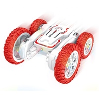 Voiture télécommandée 4DRC double face pour cascades, retournements à 360°, torsades, 2.4G 4WD, mini voiture RC papillon avec lumières