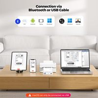 Imprimante d'étiquettes thermiques Y810 pour expédition, USB filaire et sans fil, imprimante thermique de codes-barres, rouleau de bordereaux 4x6
