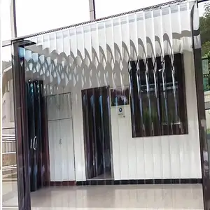 Rolo de folha macia de PVC transparente resistente ao fogo à prova de vento para cortina de porta
