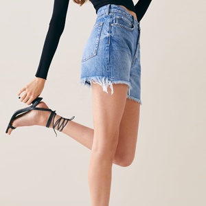 Design de mode bleu jean shorts femmes <span class=keywords><strong>jeans</strong></span> denim pantalon <span class=keywords><strong>court</strong></span> - Product Image 2
