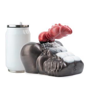 GEEBA Jouet sexuel réaliste pour hommes, modèle Monstre Noir Rouge, Stroker texturé, Vagin de démon, Pocket Pussy, Onahole, Fourniture d'usine - Product Image 4