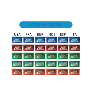 For GBA Emerald Universal Trading Card Spanish English German Italian Video <b>Games</b> Card - Product Image 1