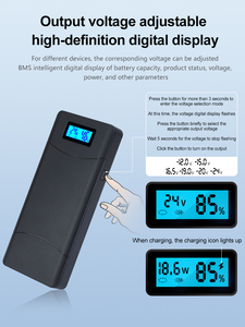 Batterie externe Volpower P65 DC & USB-C 20100mAh, chargeur portable multi-ports pour ordinateur portable, extérieur, sortie DC 12V-24V - Product Image 4