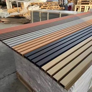 Bảng đen vật liệu xây dựng nhà tường nội thất trang trí rãnh <span class=keywords><strong>WPC</strong></span> Panel tường - Product Image 3