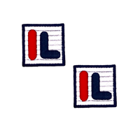 Groothandel Diy Ijzer Op Kleding Borduurwerk Patches Creatieve Twill Stof Pvc Custom Geborduurde Labels & Logo Voor Hoed Accessoires